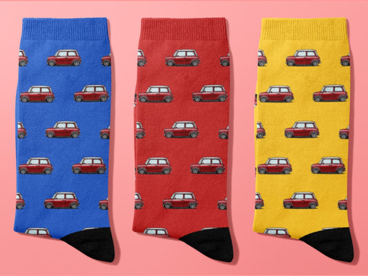 Mini Car Socks - Fun Colorful Socks for Car Enthusiasts - main photo