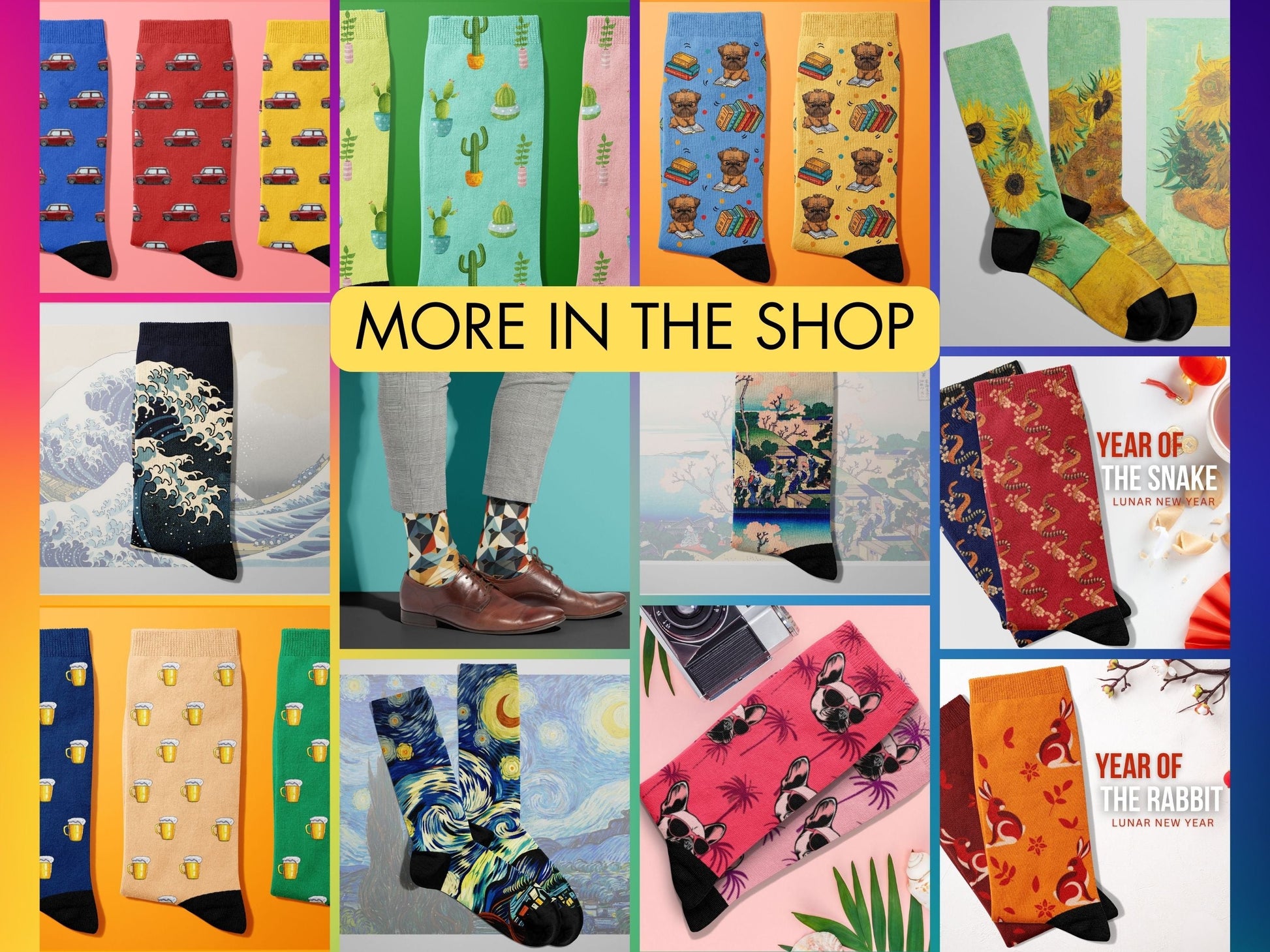 8-Bit Pixel Pride Socks — Bisexual Colours — more-designs