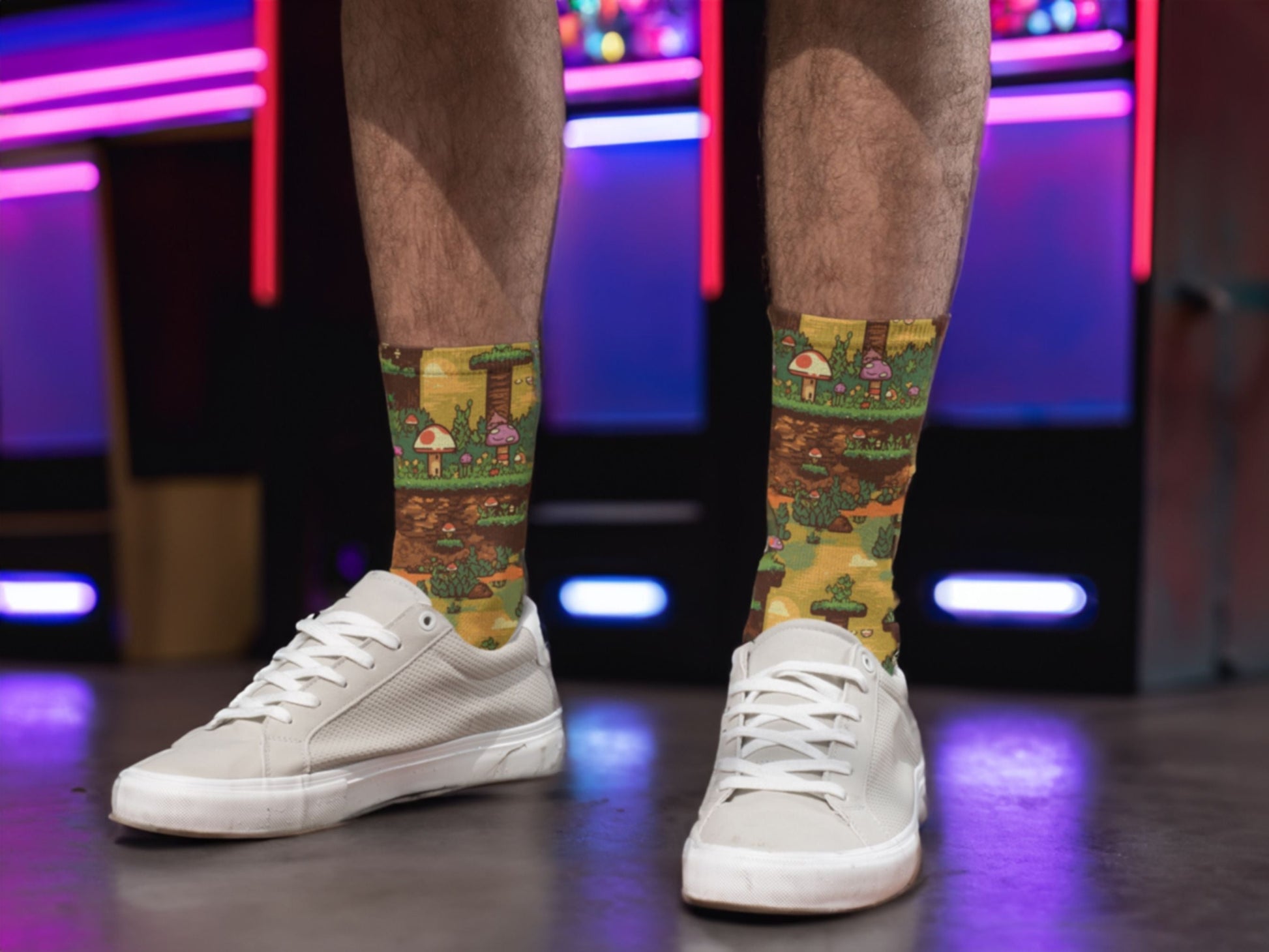 Super Mario 8-Bit Socks — Retro Gaming Socks — lifestyle