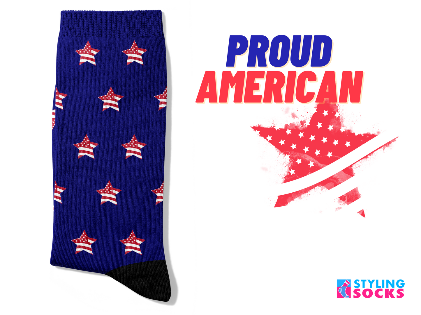 Colorful 4th of July Socks