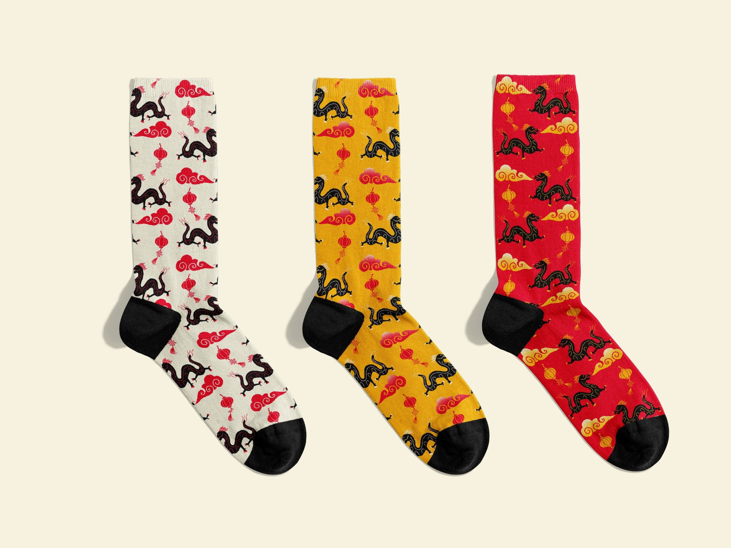 Year of the Dragon Socks | Chinese New Year Socks | Chinese New Year Gift