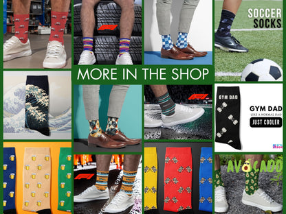 80s Gamer Socks - Alien Retro Gaming Socks - more-designs