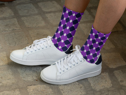 Argyle socks mens | Argyle blue socks | Argyle purple socks