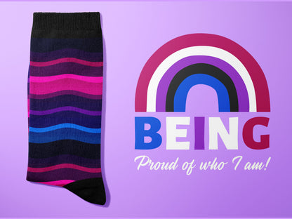 Bisexual Pride Socks