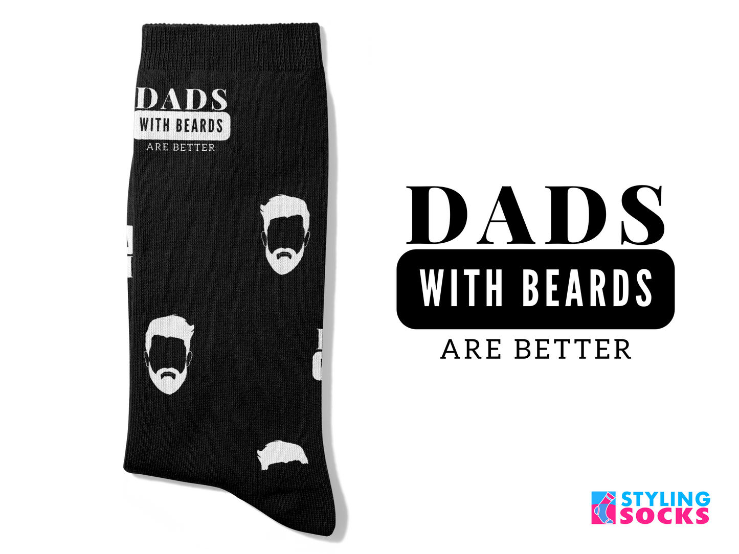 DADS With BEARDS Are BETTER Socks