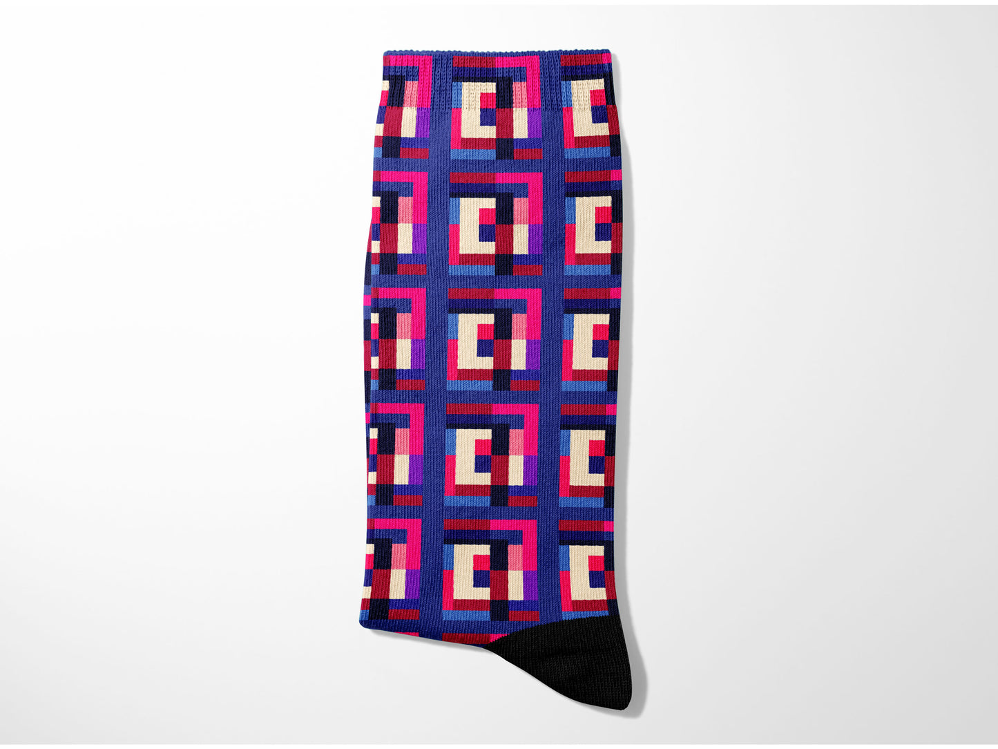 Bold and Sophisticated Geometric Socks