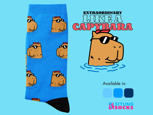 Cute Capybara Socks