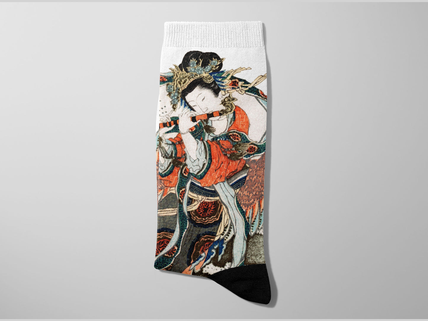 Vintage Japanese Art socks | Asian socks | Art Socks