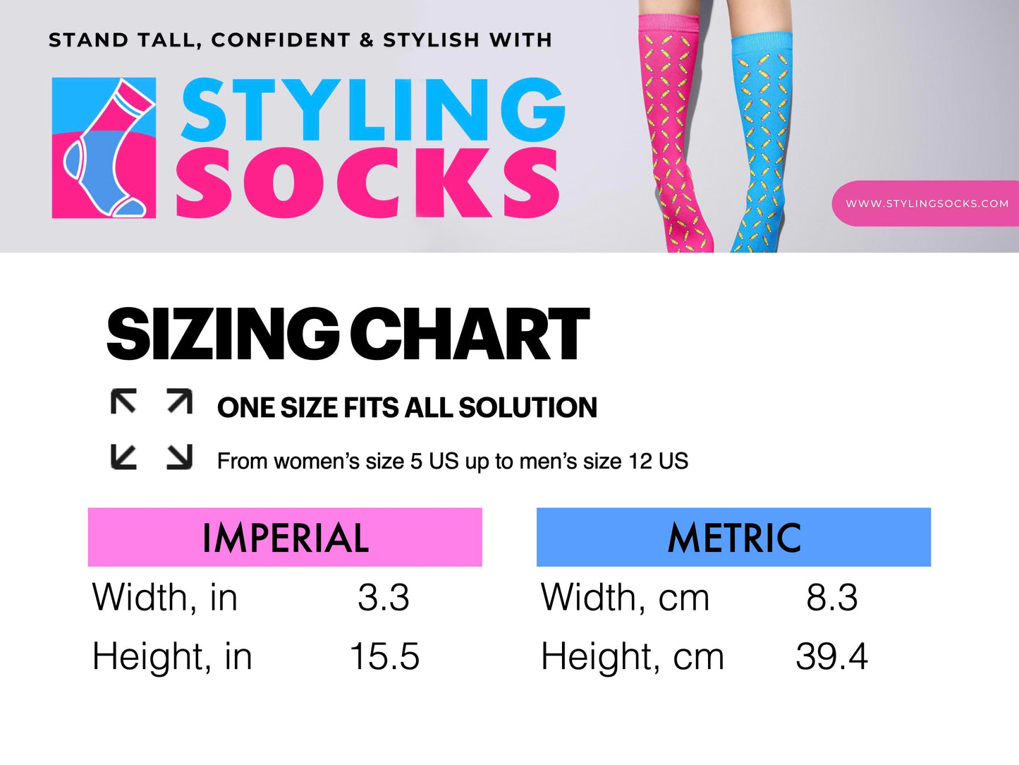 Bold and Sophisticated Geometric Socks