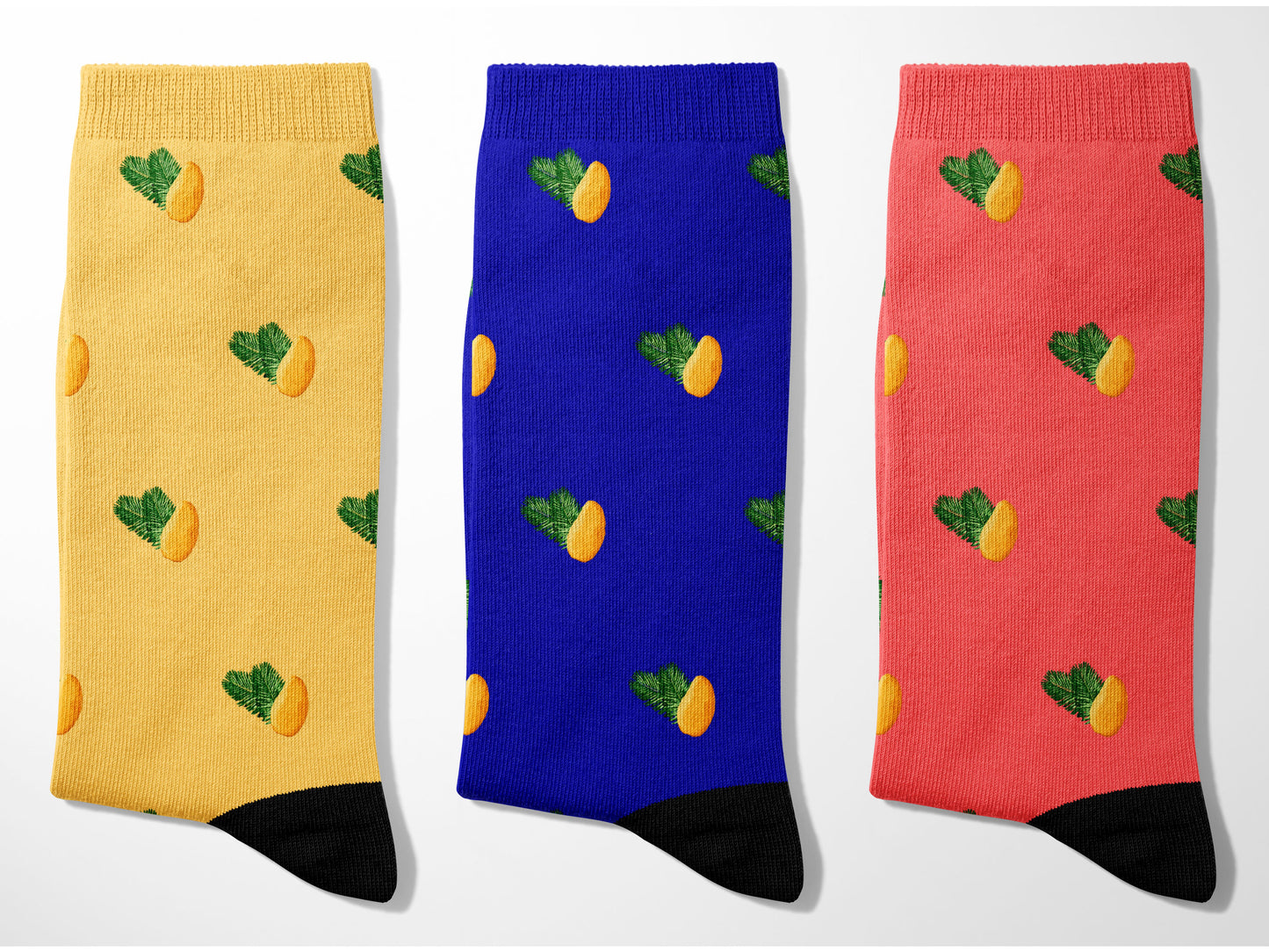 Tropical Mango Socks