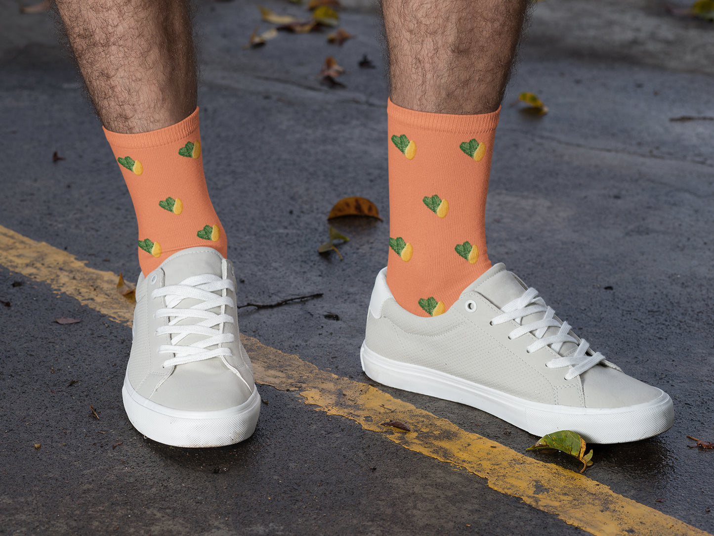 Tropical Mango Socks