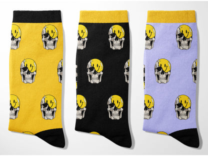 Halloween Bad Monday Skull Socks