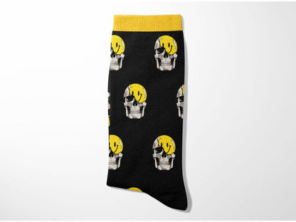 Halloween Bad Monday Skull Socks