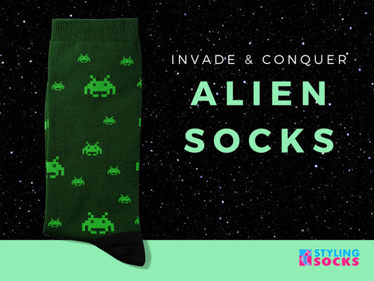 Retro Video Game Socks | Video game socks | Unique socks for guys