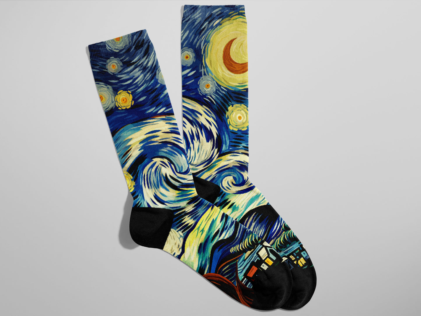 Van Gogh socks | Starry Night socks | Famous Art socks