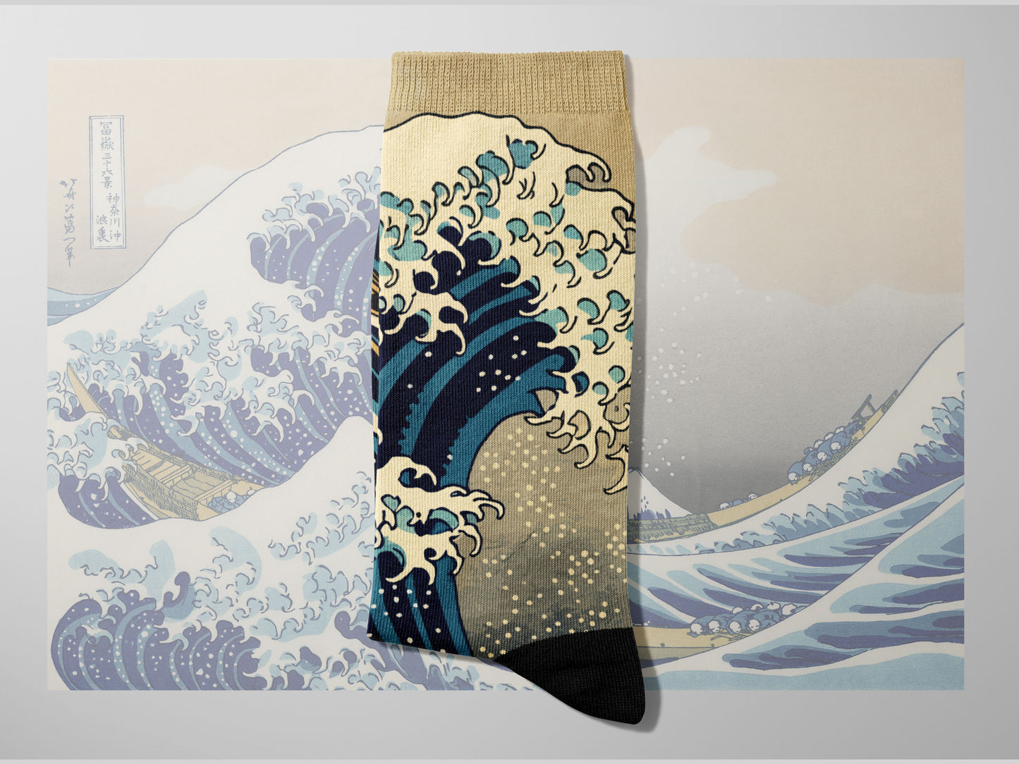 Traditional Japanese Art Socks | The Great Wave | Ocean Socks