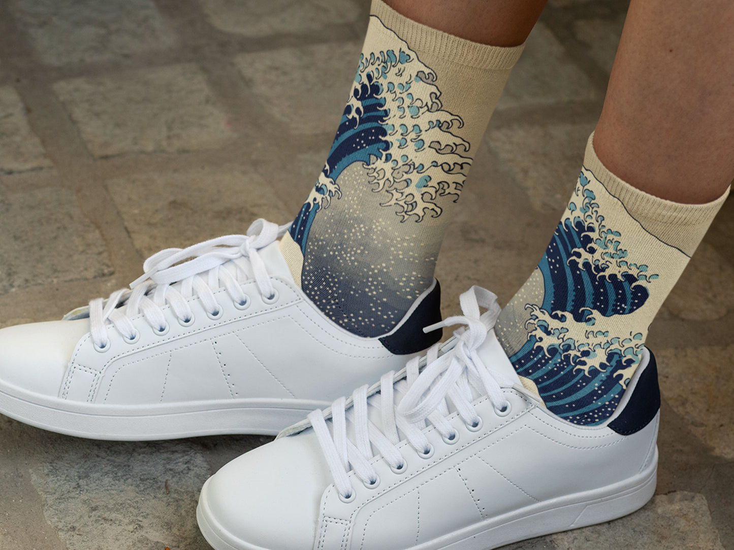 Traditional Japanese Art Socks | The Great Wave | Ocean Socks