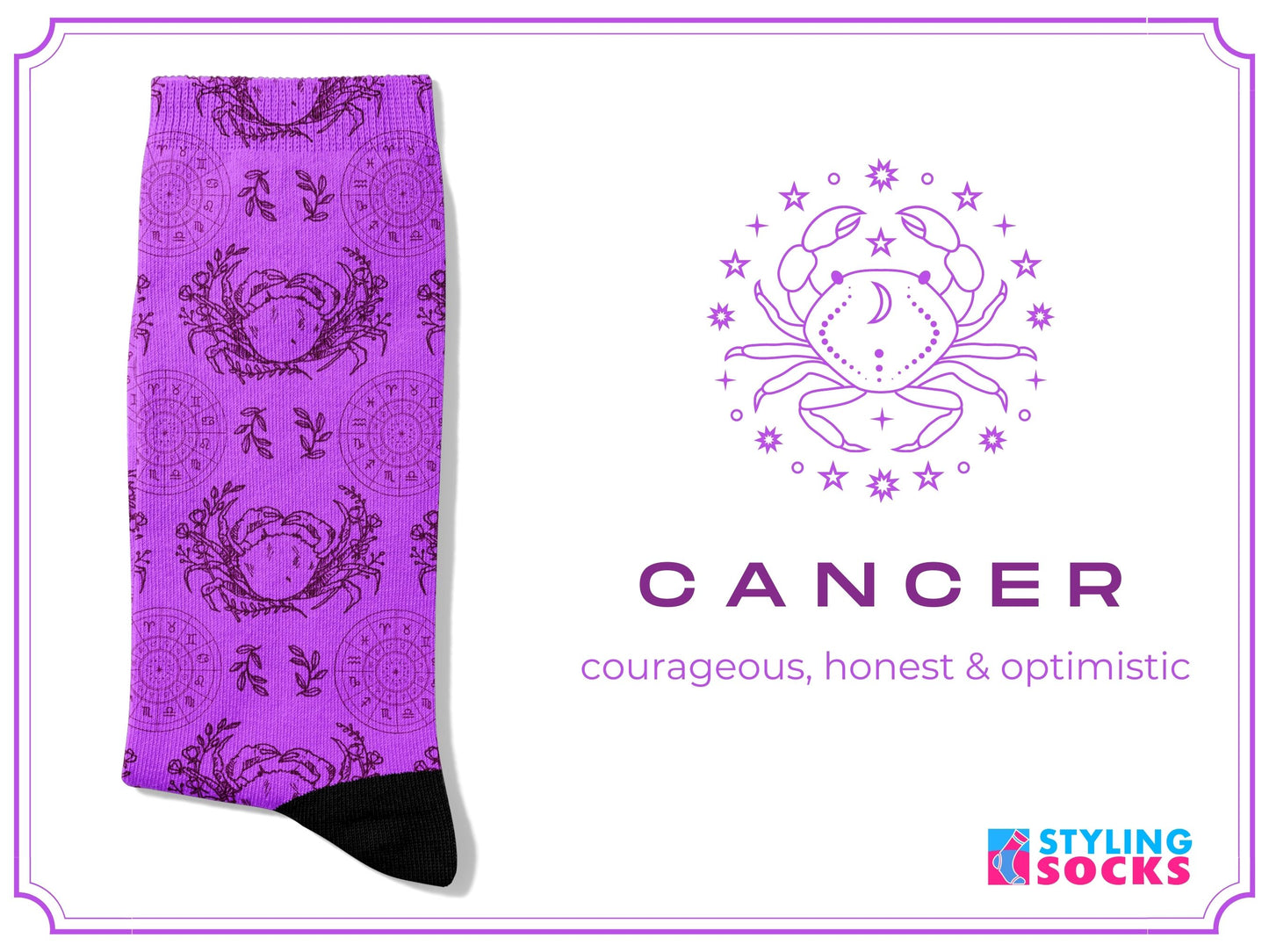 Zodiac Cancer Socks