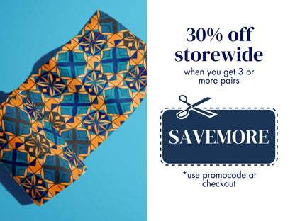 Abstract Art Socks promo code offer with socks as background