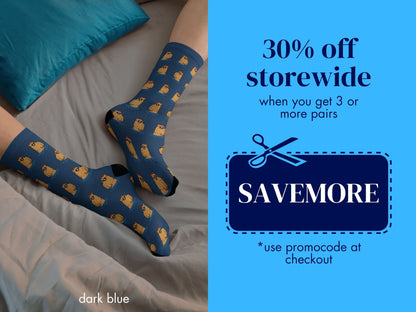 Capybara Socks - Cute Cartoon Animal Socks for Fun Gifts - promo-offer