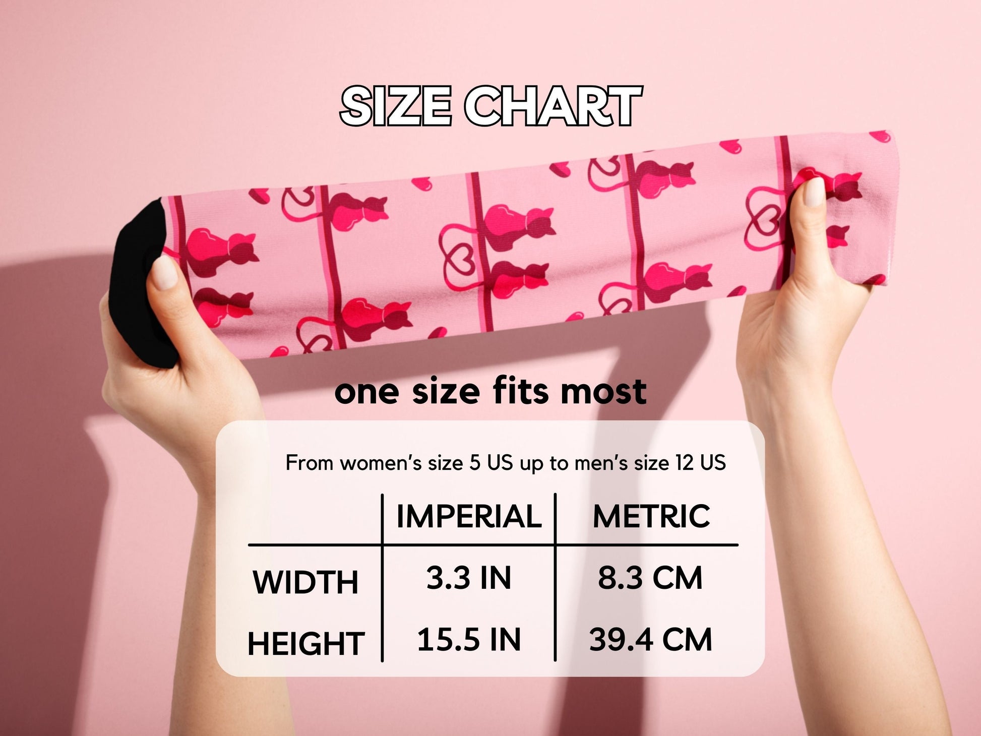 Cat Lovers Pink Heart Socks – Cute Novelty Crew collage of multiple colourful Styling Socks designs