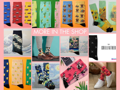 Cherry Blossom Dress Socks - Elegant Japan-Inspired Floral Socks - more-designs