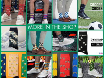 Gaming Cat Socks - Funny Gamer Socks - more-designs