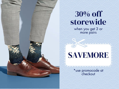 Great Wave Socks - Hokusai Japanese Art Socks - promo-offer