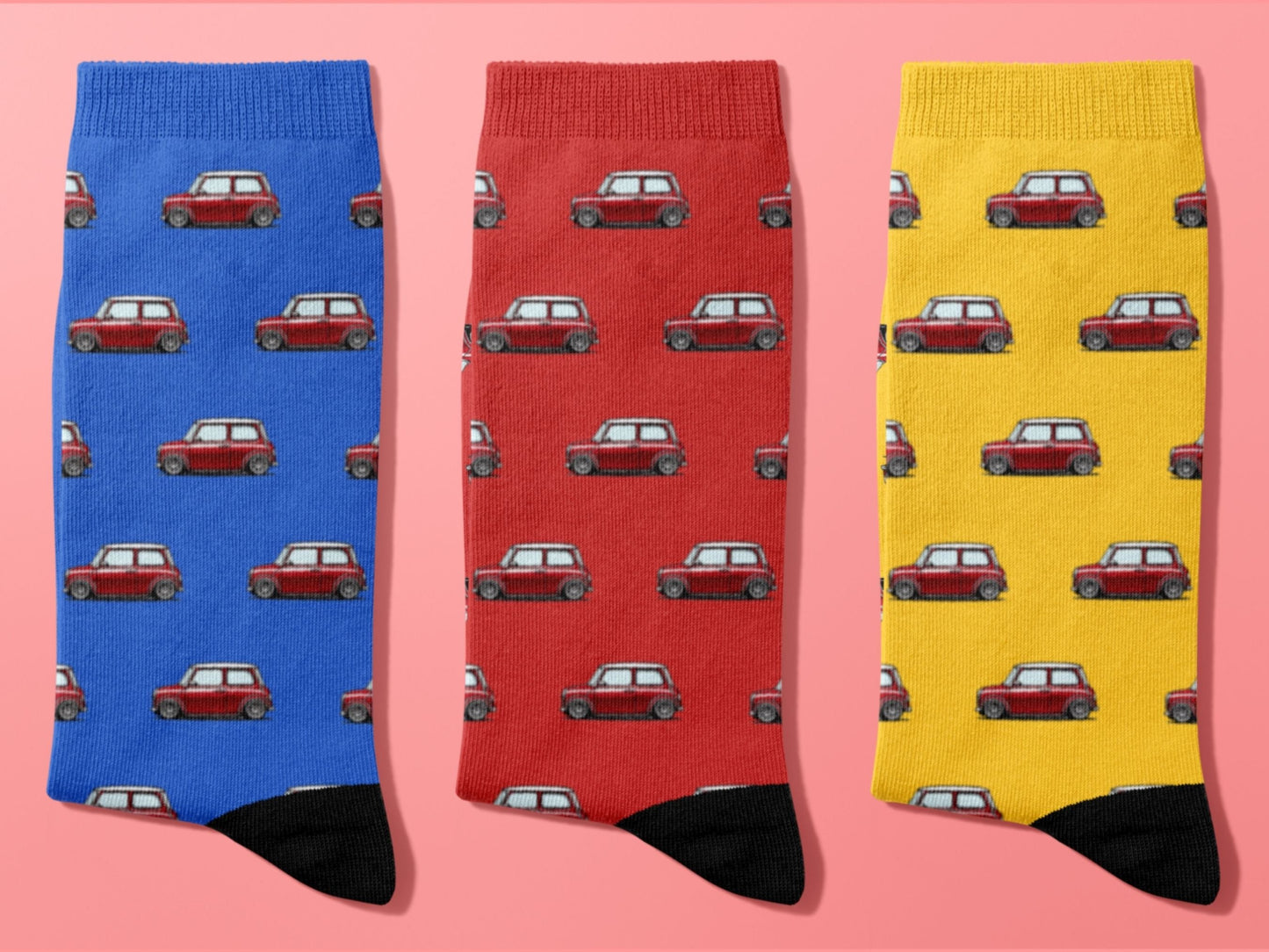 Mini Car Socks - Fun Colorful Socks for Car Enthusiasts - main photo
