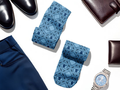 Sea Turtle Dress Socks - Marine Inspired Ocean Gift Socks - lifestyle