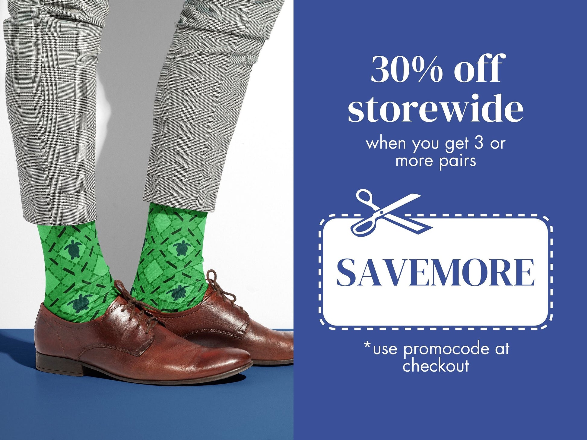 Sea Turtle Dress Socks - Marine Inspired Ocean Gift Socks - promo-offer