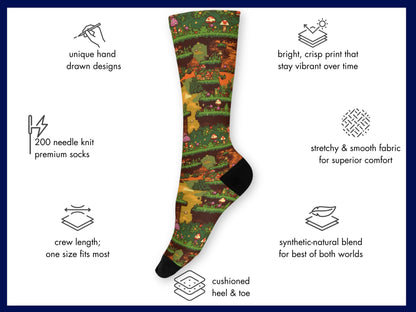 Super Mario 8-Bit Socks — Retro Gaming Socks — mockup