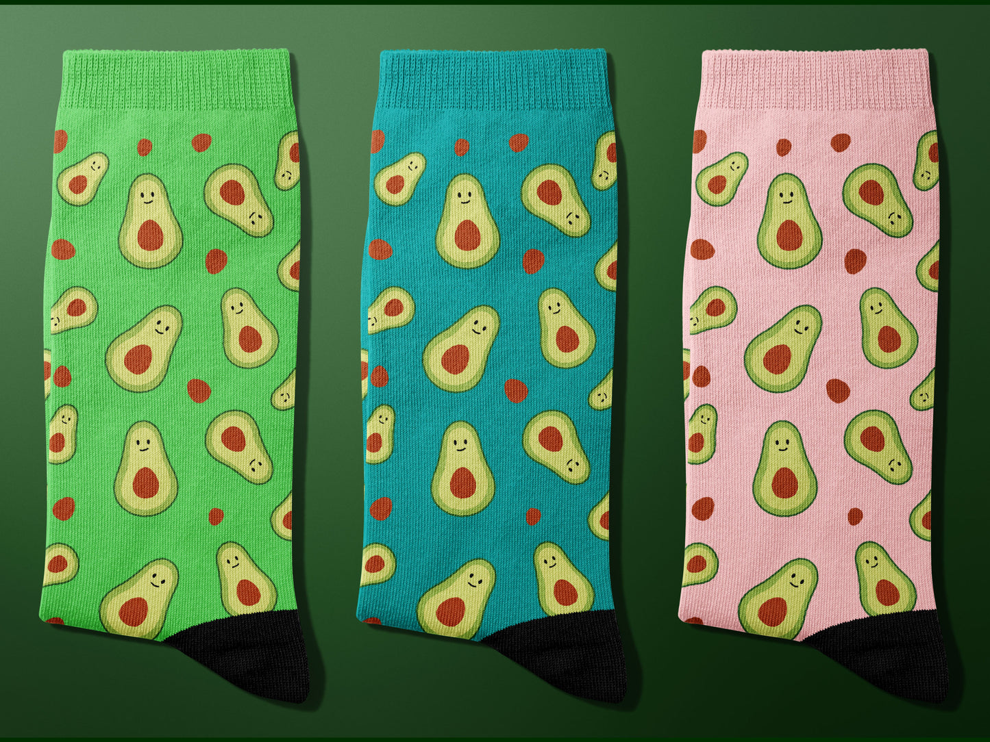 AVOCADO Foodie Socks