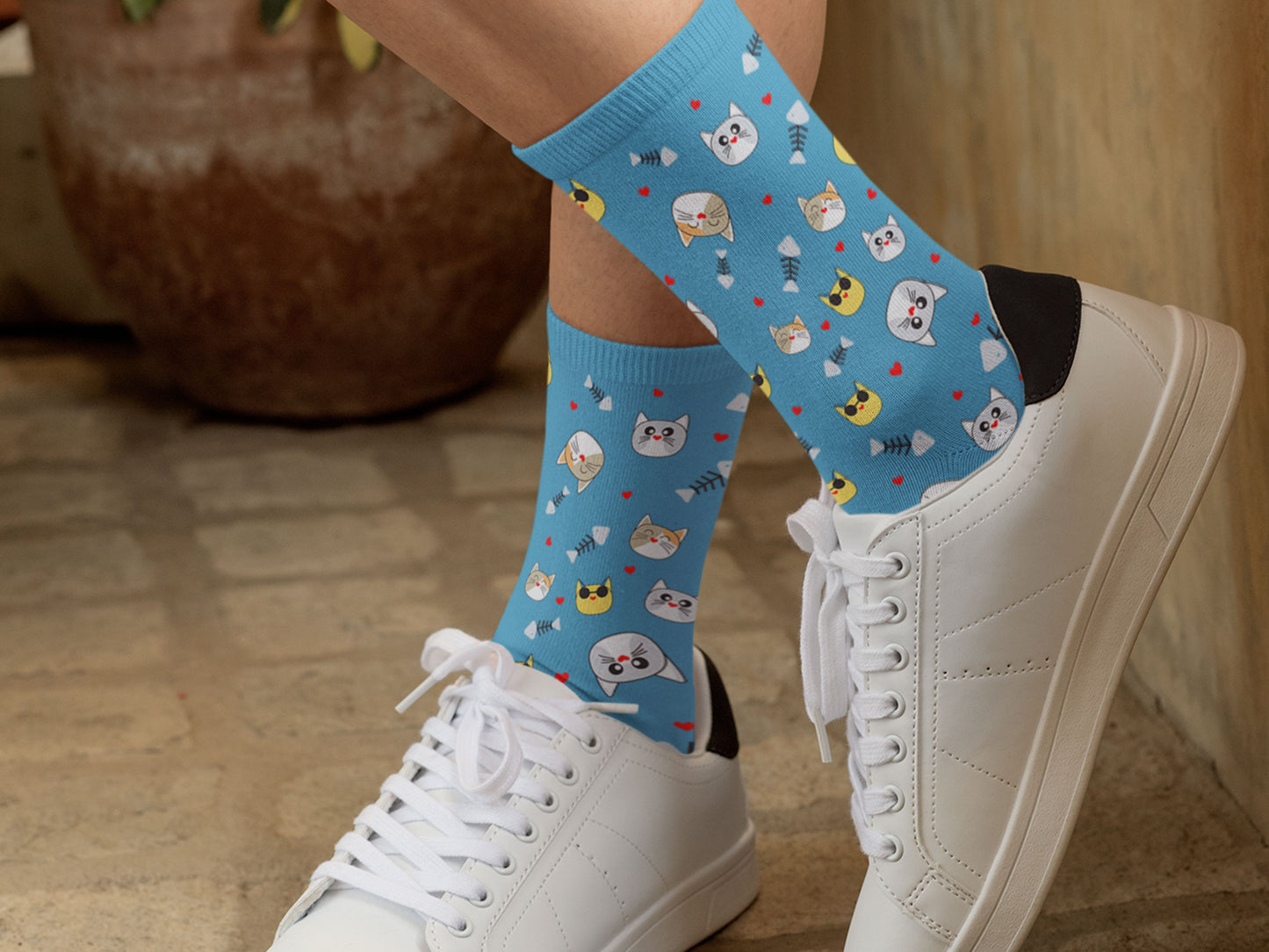 Whimsical CAT LOVER Socks