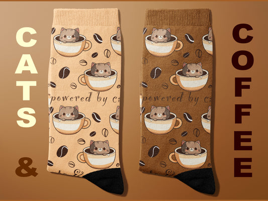 Powered by CATS and COFFEE Socks