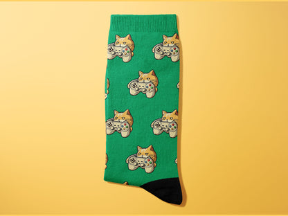 Gamer Cat Socks