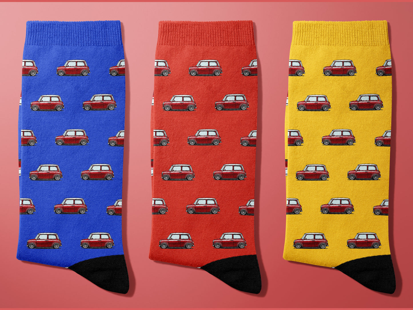 Colorful Mini Car Convertible Socks | Car Enthusiast Gift