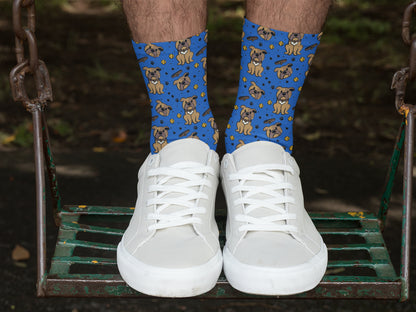 DOODLE BULLDOG Socks