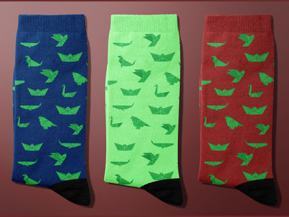 ORIGAMI socks: Fold yourself into style