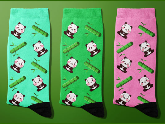 Kawaii PANDA PARTY Socks