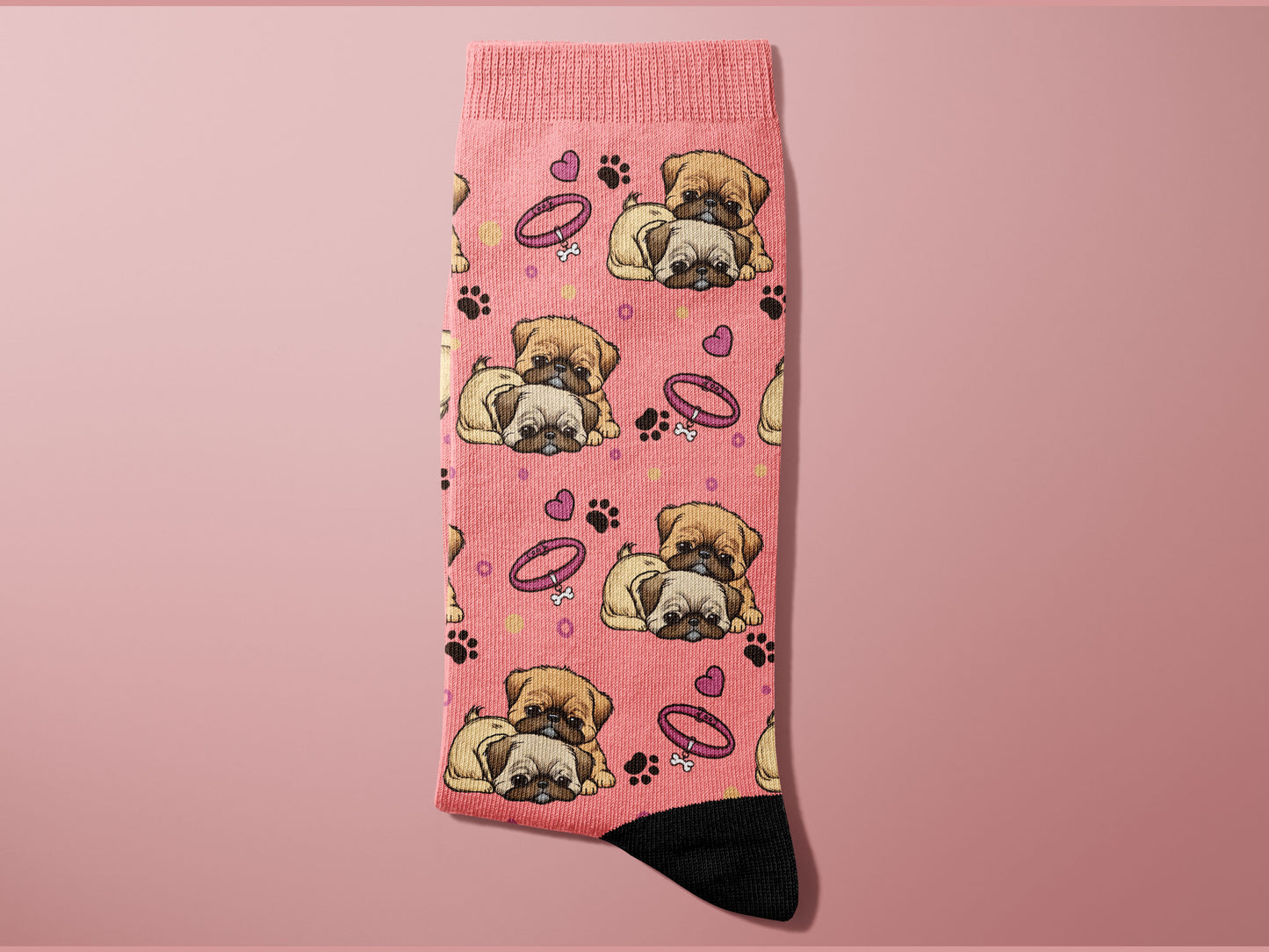 SNUGGLING Brussels-Griffon Dog Socks