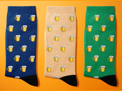 Fun BEER Socks - Perfect Gift for Beer Lovers