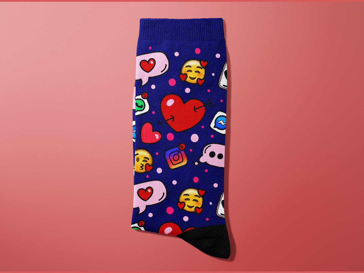 Get Noticed with Our Social Media Socks