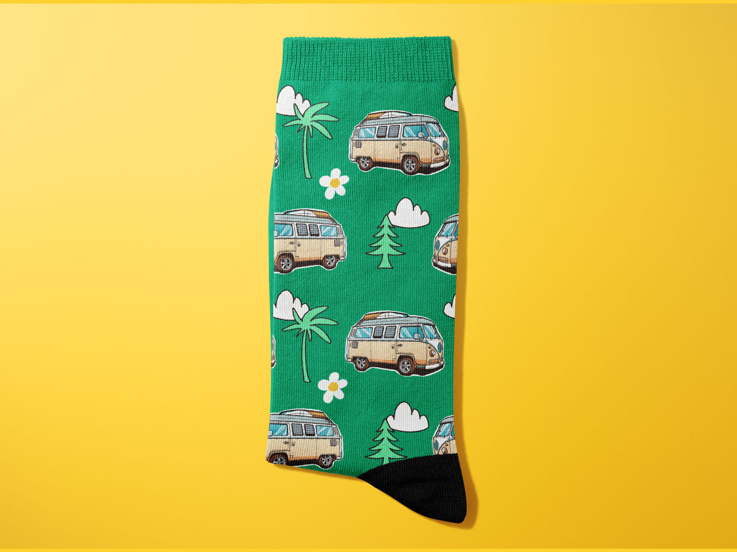 Colorful Camper Socks for Adventure Lovers