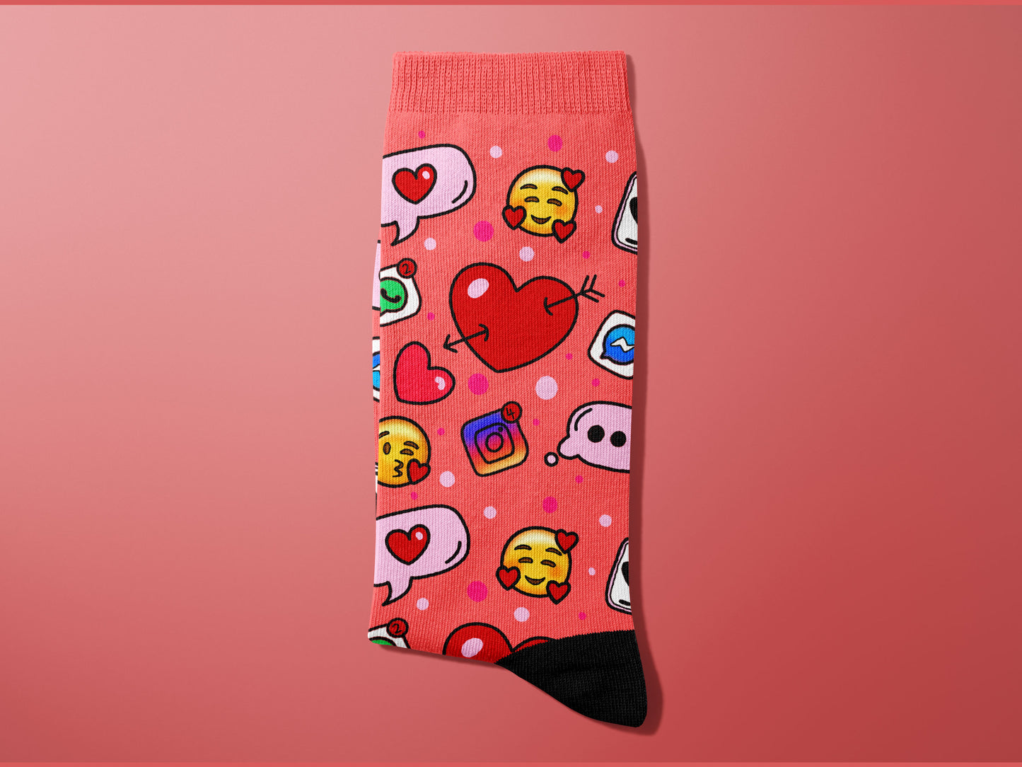 Get Noticed with Our Social Media Socks