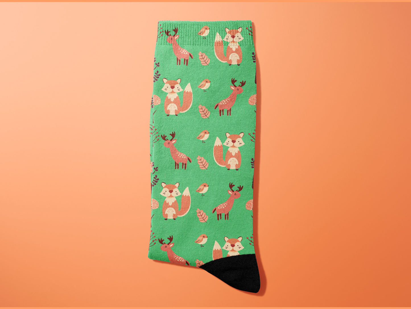 Cute WOODLAND CREATURES Socks