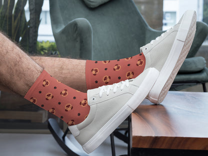 HAPPY PUG & Pawprint Socks