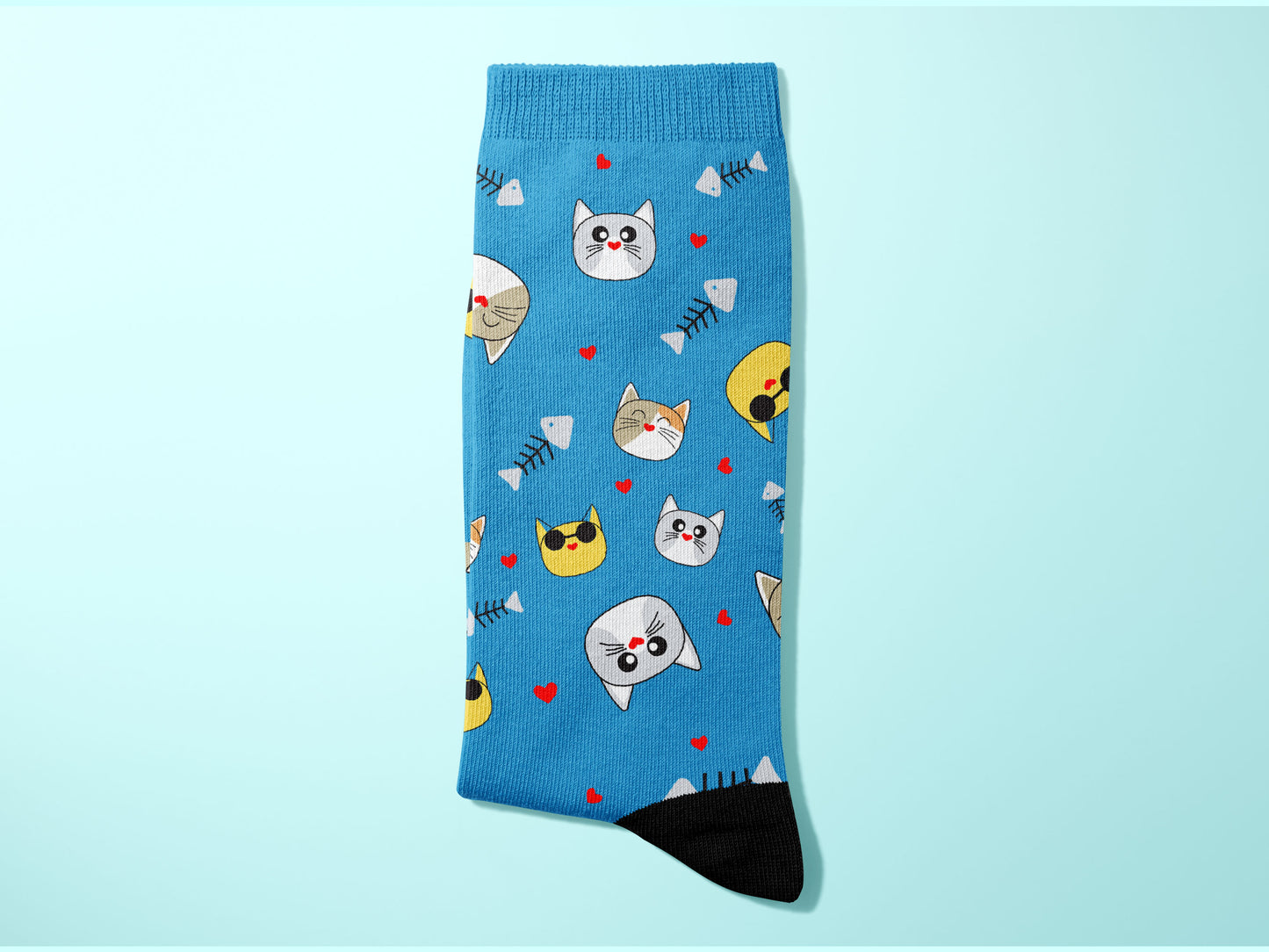 Whimsical CAT LOVER Socks