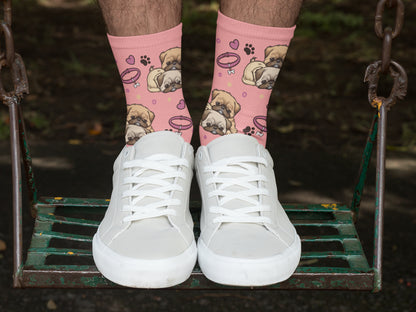 SNUGGLING Brussels-Griffon Dog Socks