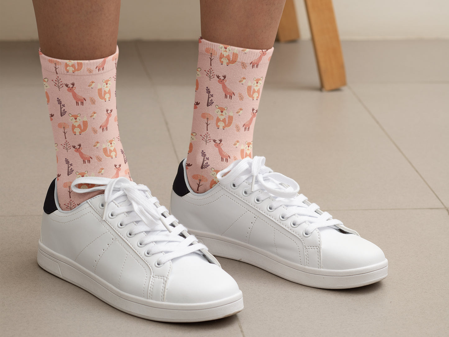 Cute WOODLAND CREATURES Socks